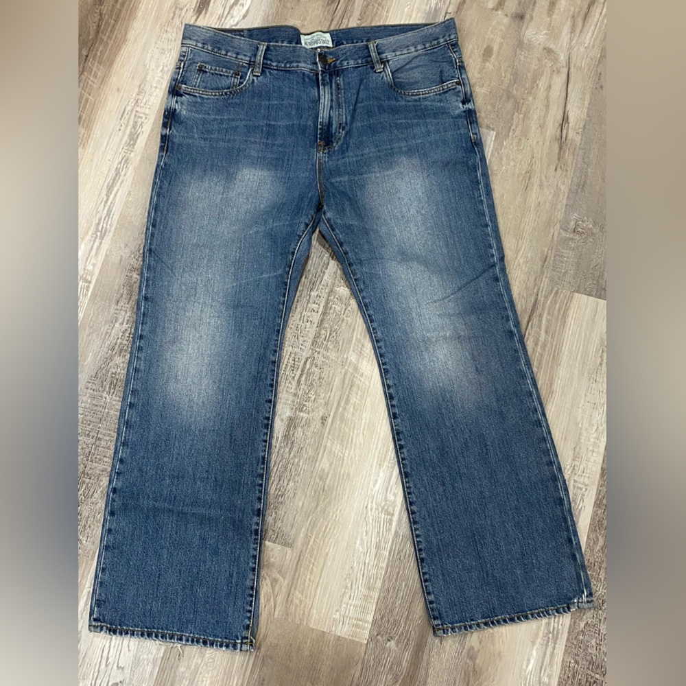 Aeropostale - Men’s Driggs Skim Bootcut Jeans - Blue - Size 38x32